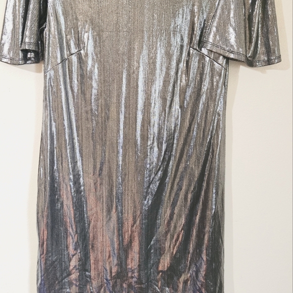 Sentimental NY Metallic Party Dress - Picture 6 of 7